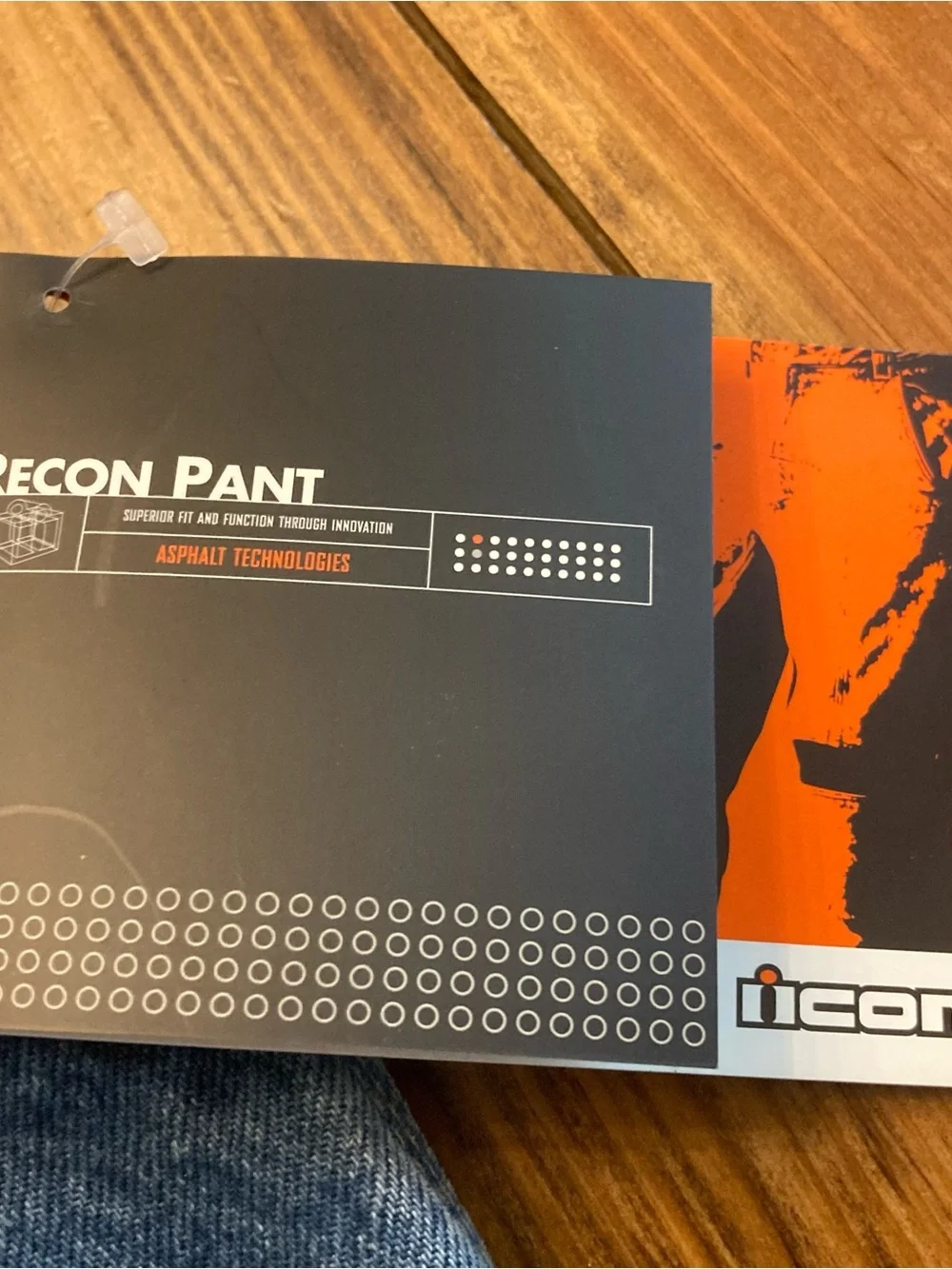 NWT Icon Recon Mens 34 (32” Inseam) Denim Motorcycle Jeans